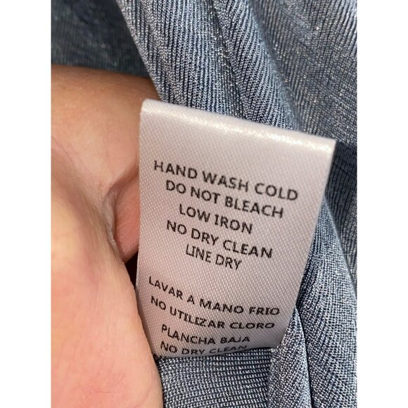 New Mable Blue Date Night MIDI Deep V-Neck & Crisscross Back Medium - Picture 9 of 15